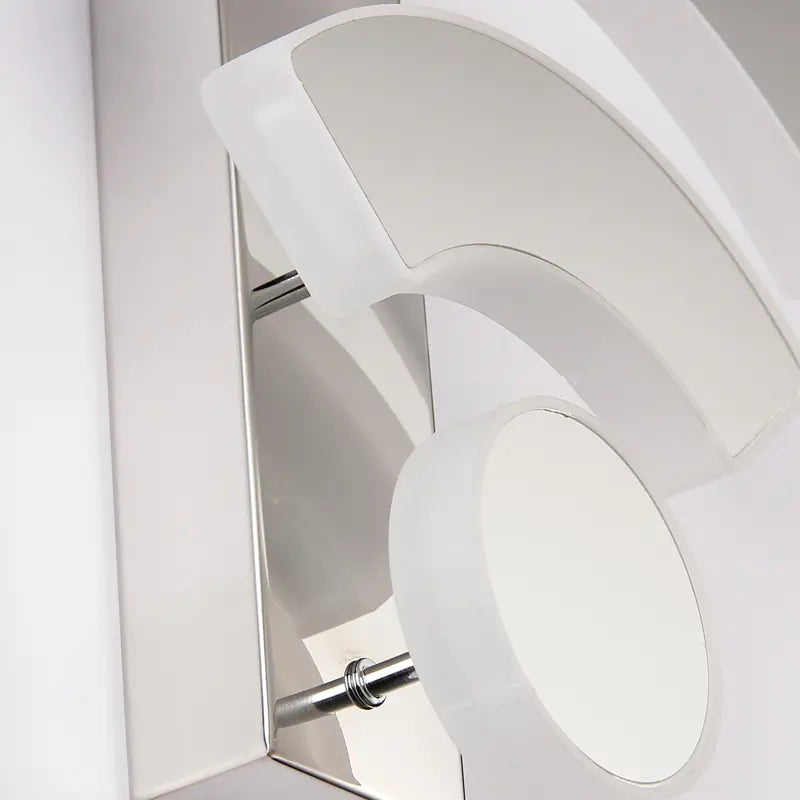 LED Modern White Acrylic Wall Lamp for Bedroom