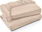 Utopia Bedding King Fitted Sheets - Bulk Pack of 2 Bottom Sheets - Soft Brushed Microfiber - Deep Pockets - Shrinkage & Fade Resistant - Easy Care (Beige)