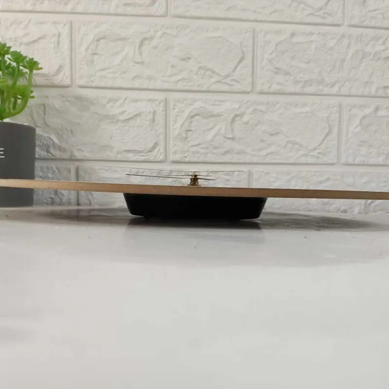 Luminous Round Wooden Wall Clock for Home Decor