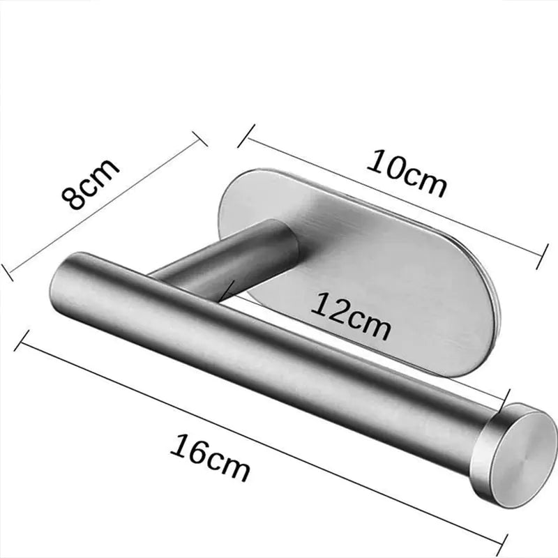Self-Adhesive Stainless Steel Toilet Paper Holder