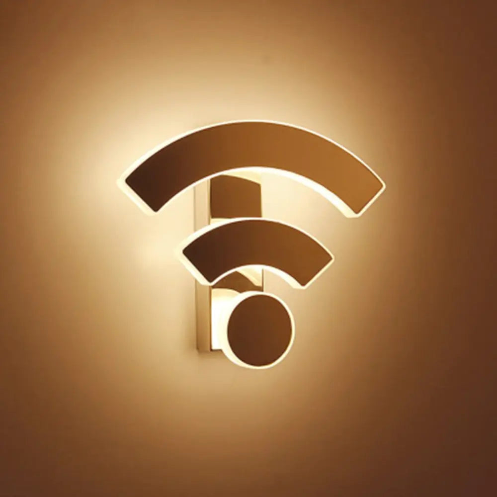 LED Modern White Acrylic Wall Lamp for Bedroom