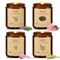 4 Pack Scented Candles for Home 28 Oz 200 Hours Burn Luxury Amber Jar Natural Soy Candles Aromatherapy Candles Set Candles Gift for Women Men Birthday Thanksgiving Christmas Spa SleepYogaRead