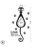 Cat Tail Clock - Stylish Cartoon Wall Clock for Home