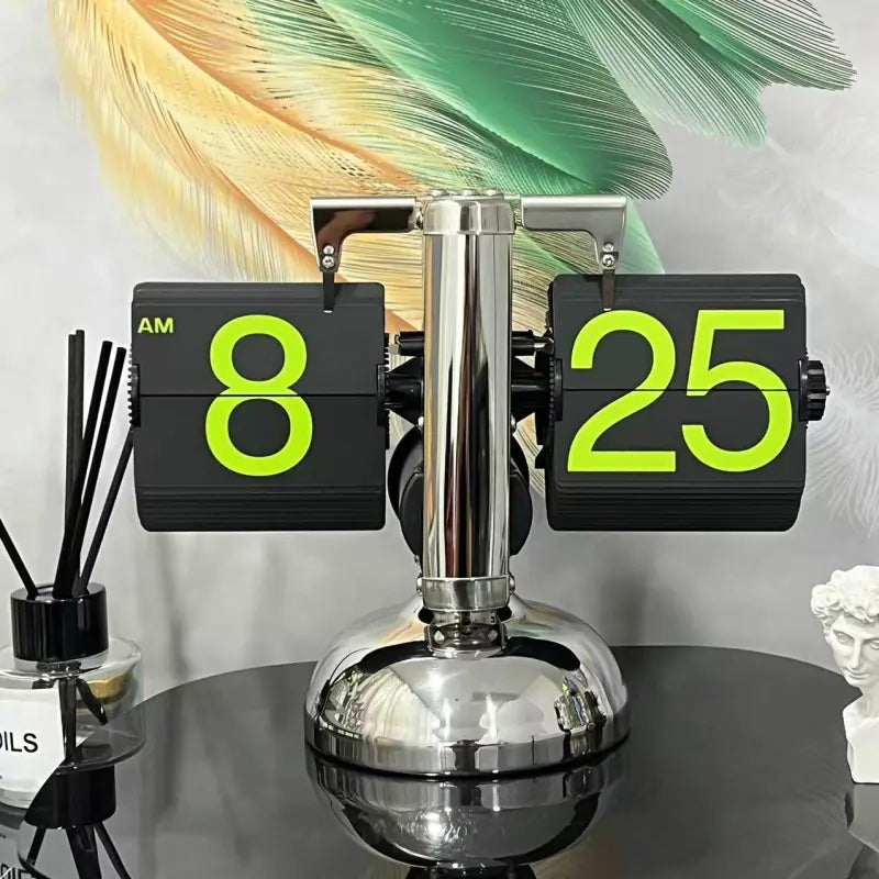 European Style Automatic Flip Clock for Home Decor