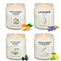 Candles | Candles for Home Scented | 4 Pack 7.1oz Natural Soy Wax Aromatherapy Candles | Over 240 Hours of Burn Time | Christmas Scented Candles Gifts Sets for Women |Lavender Candles