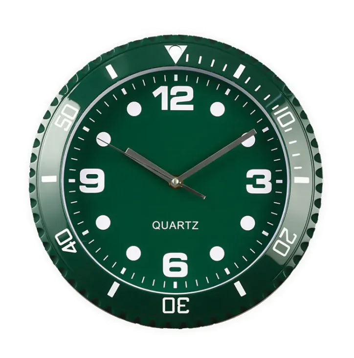 Italian Home Living Room Quartz Watch Retro Noiseless Clock