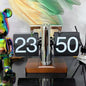 European Style Automatic Flip Clock for Home Decor