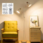 Double Head Floor Lamp Living Room Bedroom Bedside