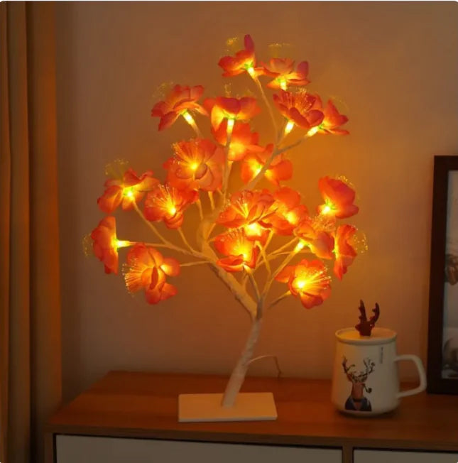 Romantic Rose Tree Lamp – Bedroom Decorative Light