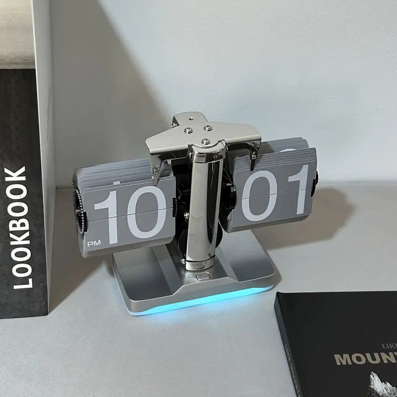 European Style Automatic Flip Clock for Home Decor