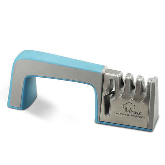 Kitchen Quick Knife Sharpener with Customizable Stone