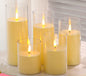 USB Rechargeable LED Pillar Candles